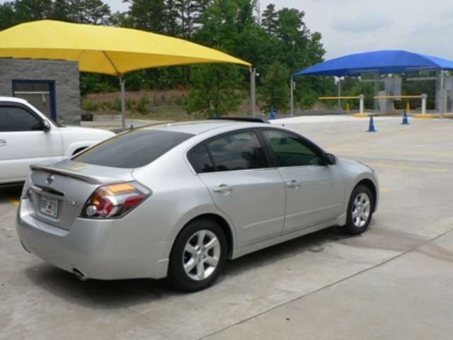 Altima with legal window film installed on all windows