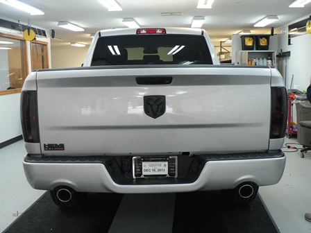 Truck Tail Light Tinted Film