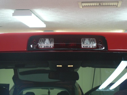 Truck Tail Light Tinted Film